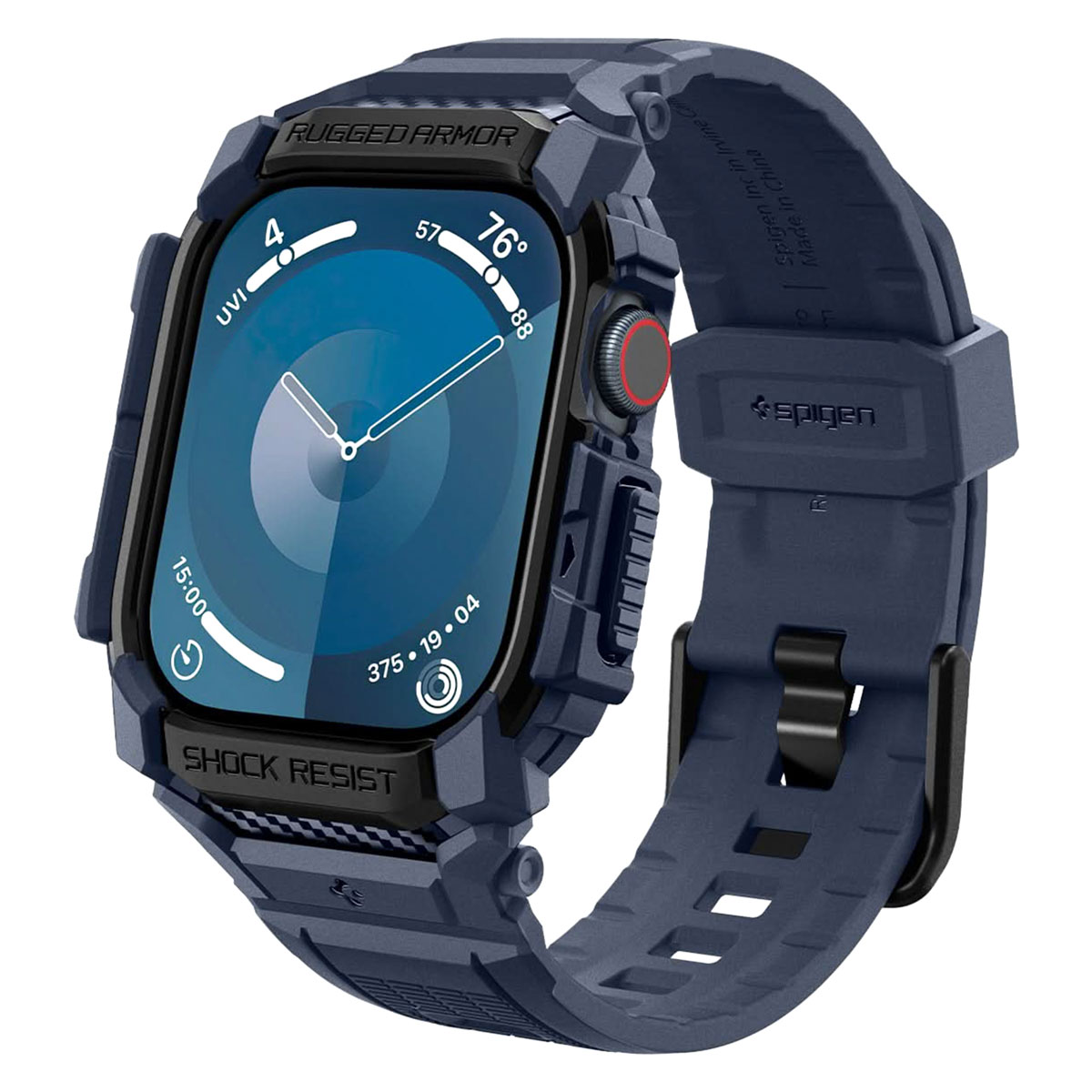 Spigen Rugged Armor Pro - navy blue - Apple Watch 1110 46mm - Image 4