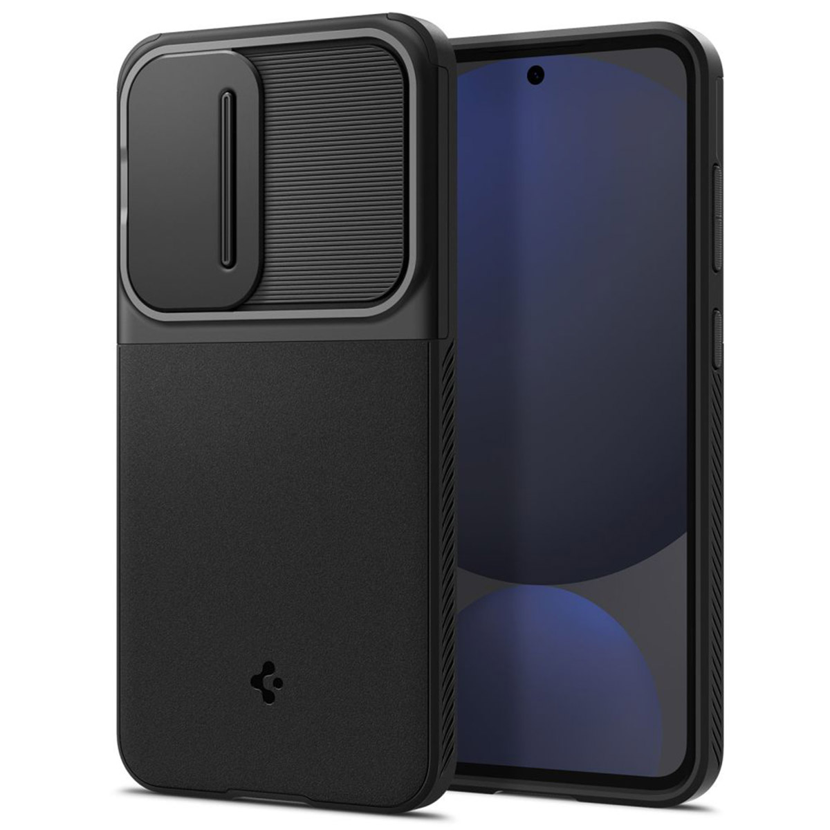 Spigen Optik Armor Kameraschieber für das Samsung Galaxy S24 FE - Schwarz