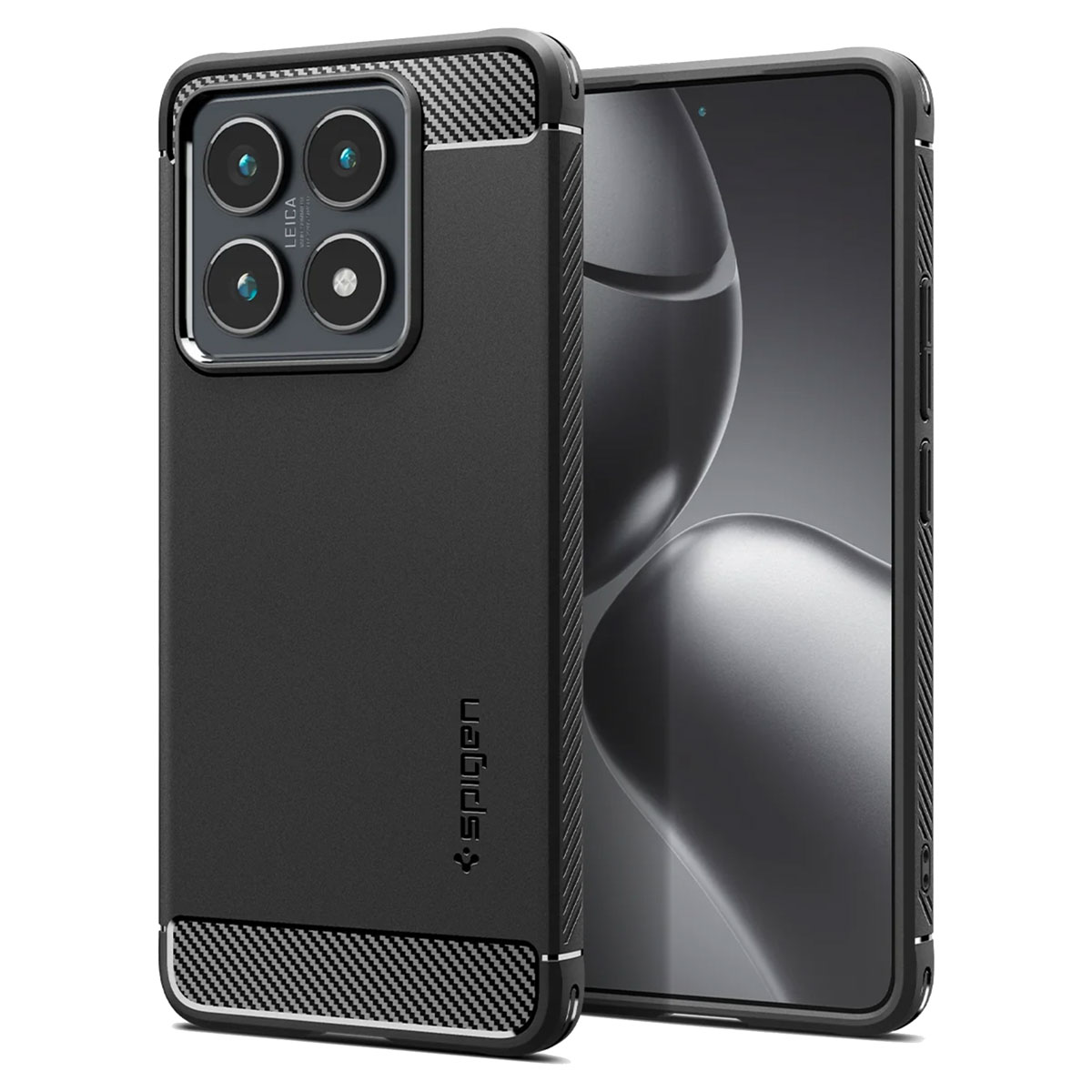 Spigen Rugged Armor Case für das Xiaomi 14T - Matte Black