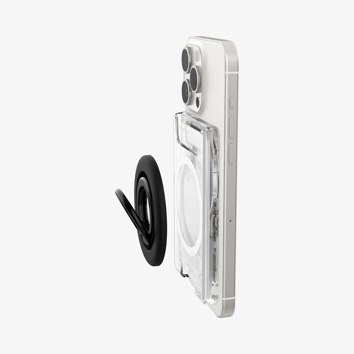 Spigen Kartenhalter mit MagSafe Ultra Hybrid - Clear