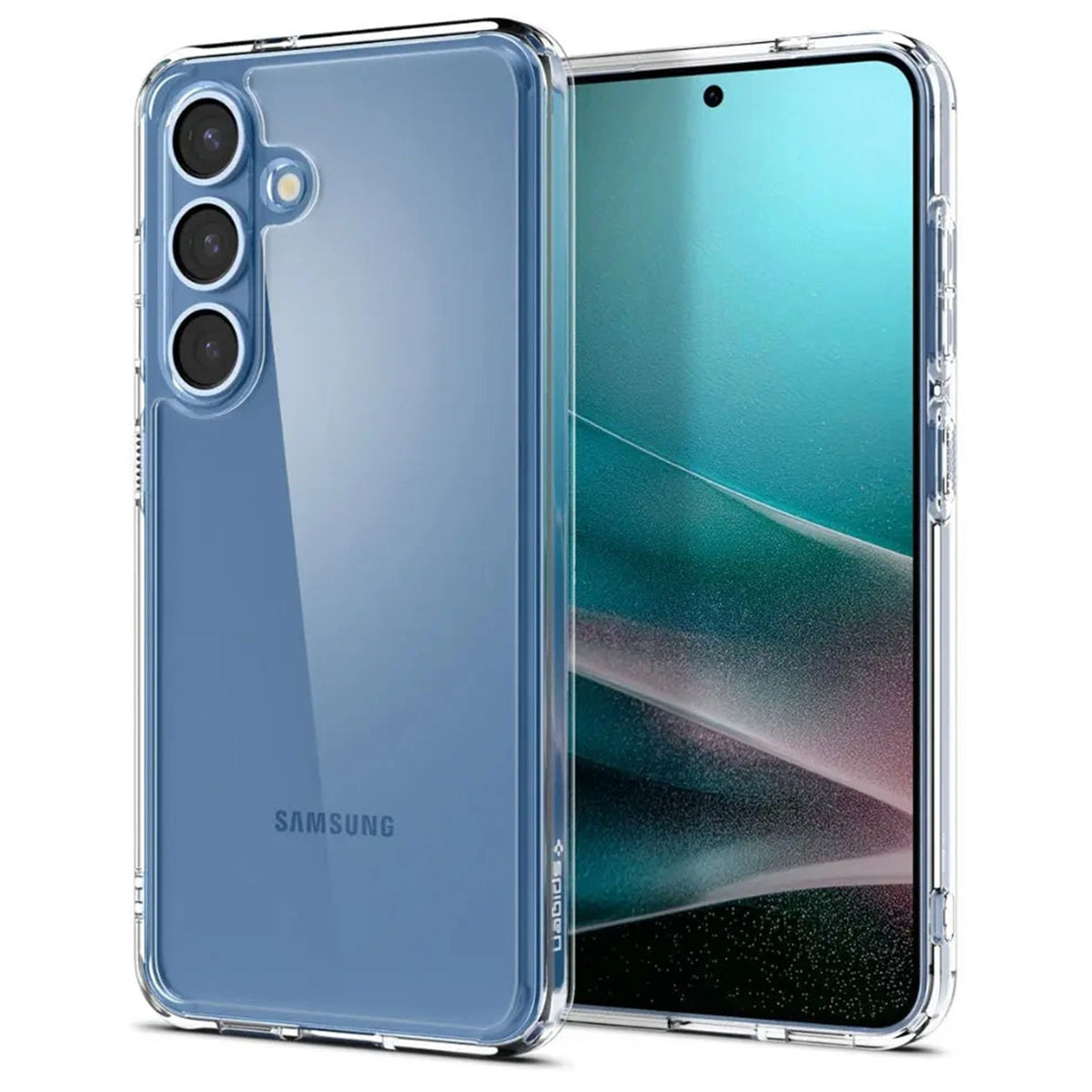 Spigen Crystal Hybrid Backcover für das Samsung Galaxy S25 - Transparent