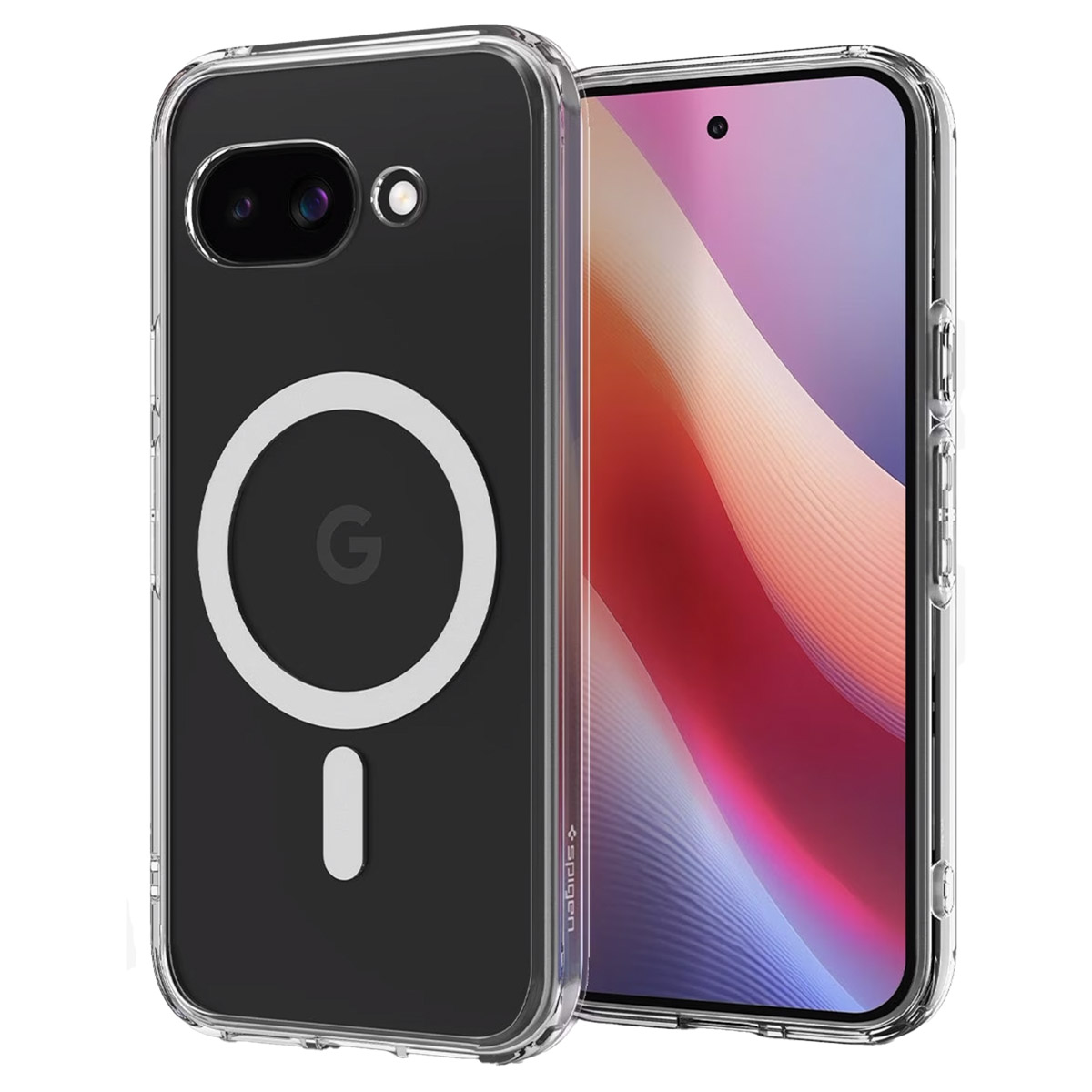Spigen Ultra Hybrid Backcover MagSafe für das Google Pixel 9A - Clear / White