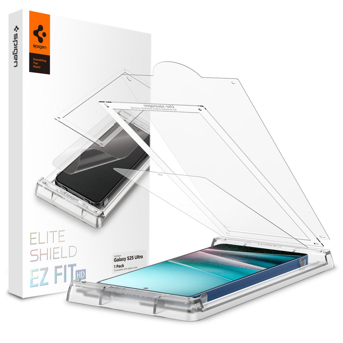 Spigen Elite Shield Ez Fit Hd Displayschutzfolie Für Samsung Galaxy S25 Ultra S938, Kunststoff Afl09083 - Image 3