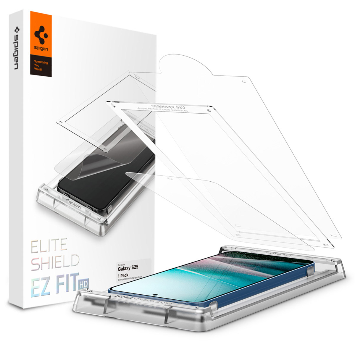 Spigen EliteShield EZ Fit HD 1 Pack - Samsung Galaxy S25 - Image 4