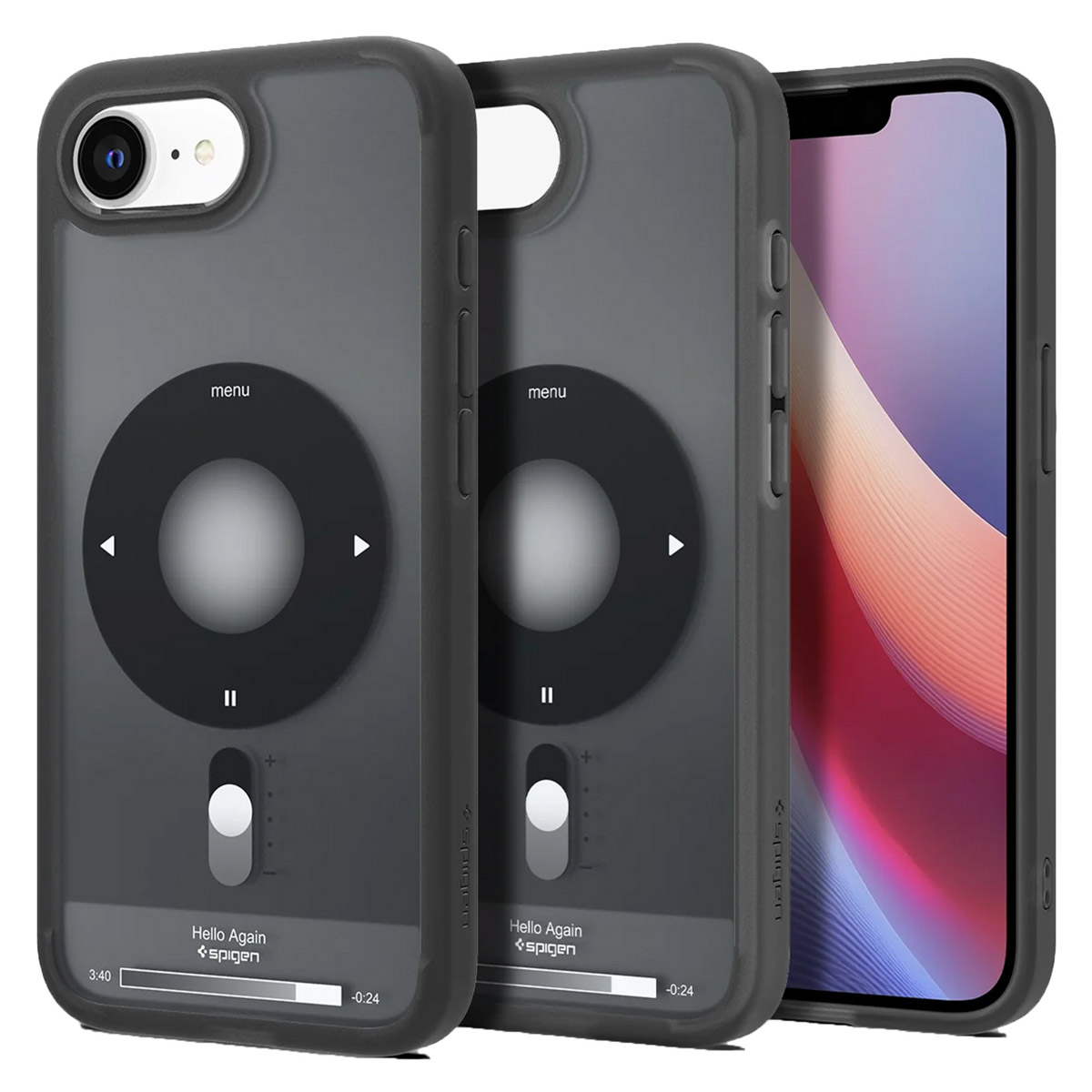 Spigen Ultra Hybrid Backcover MagSafe für das Apple iPhone 17e / 16e - Schwarz