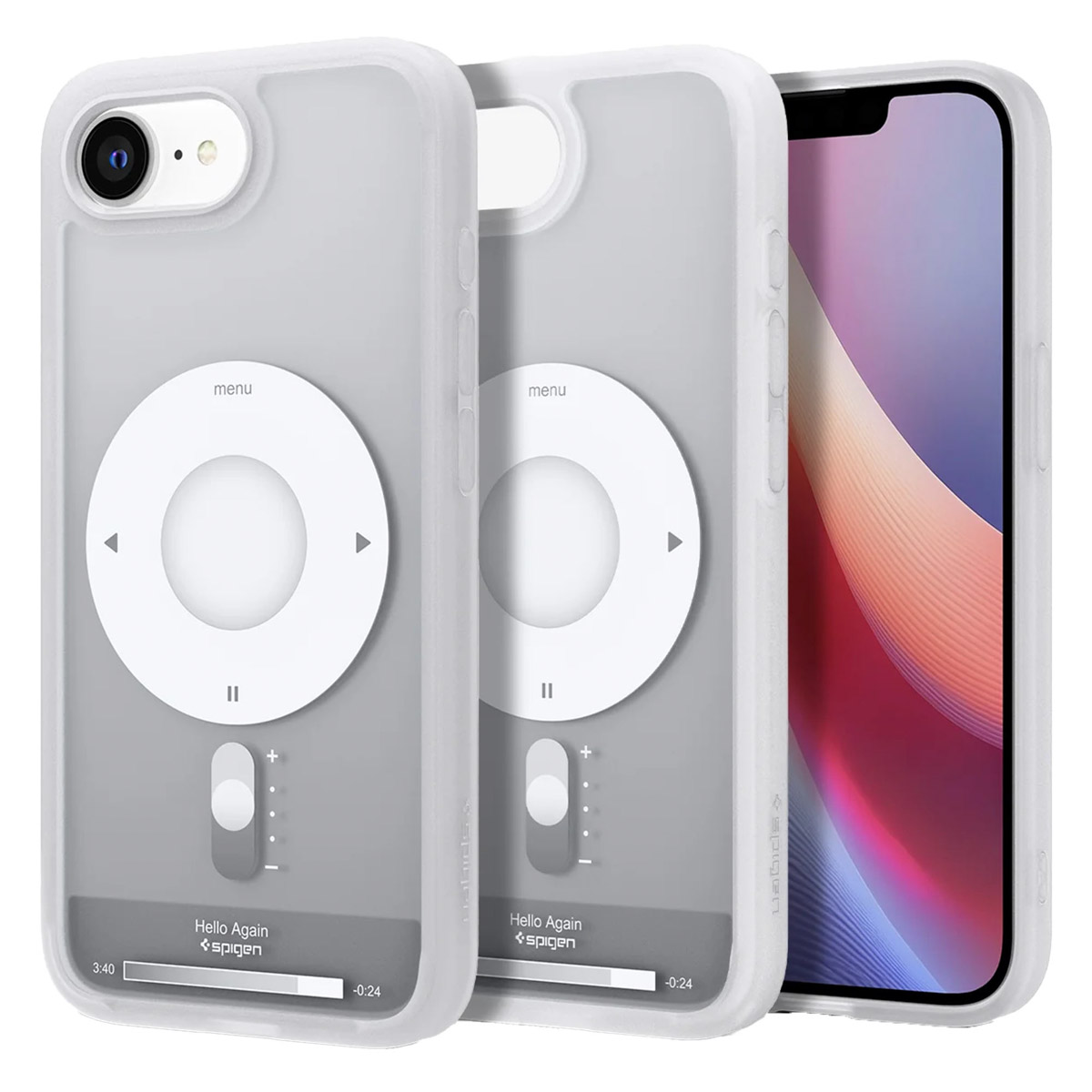 Spigen Ultra Hybrid Backcover MagSafe für das Apple iPhone 17e / 16e - Classic Silver