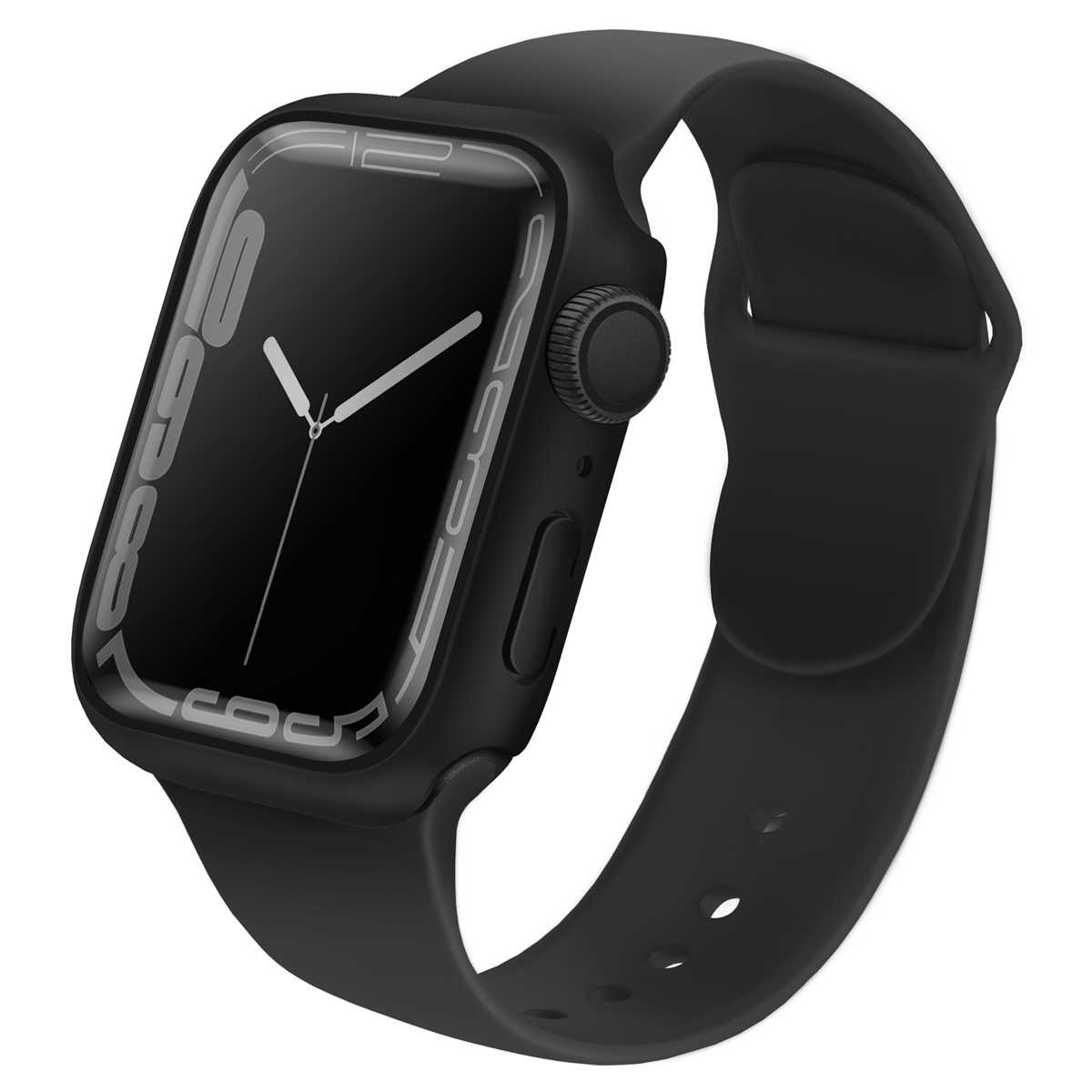 Uniq Legion Case für das Apple Watch 7 / 8 / 9 - 41 mm - Midnight Black