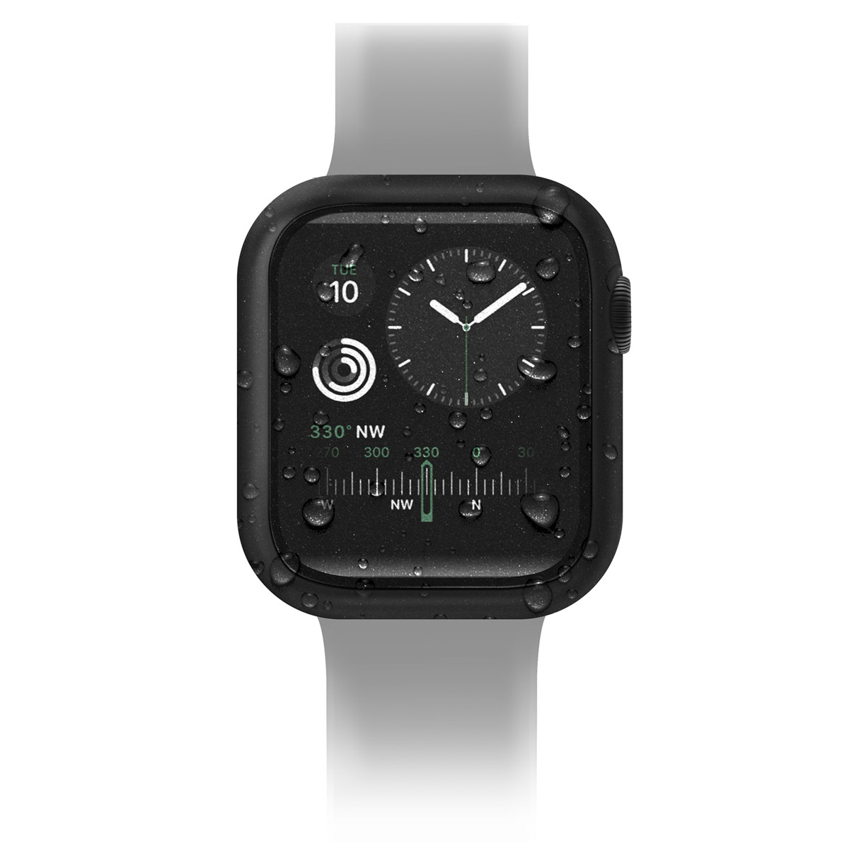 Uniq Nautic Waterproof Case für das Apple Watch 7 / 8 / 9 - 45 mm - Midnight Black