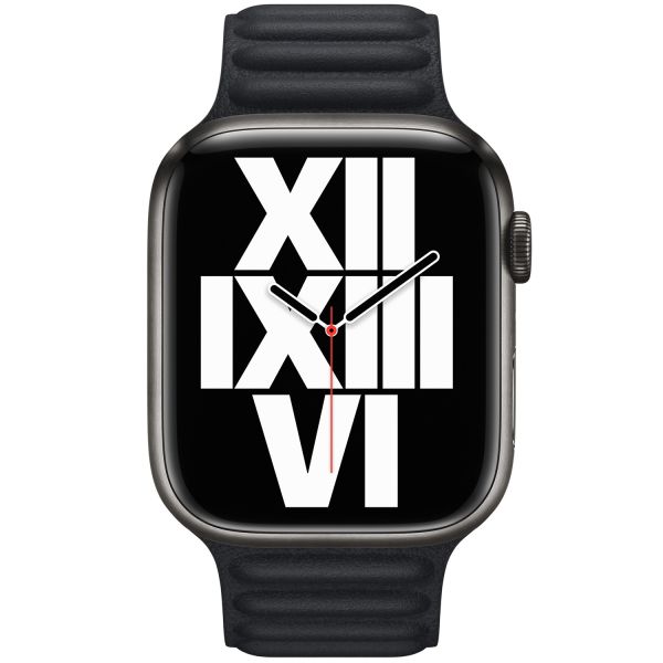 Apple Leather Link für die Apple Watch Series 1-9 / SE / Ultra (2 