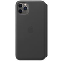 Apple Leather Folio Klapphülle Schwarz für das iPhone 11 Pro Max