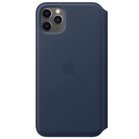 Apple Leather Folio Klapphülle iPhone 11 Pro Max - Deep Sea Blue