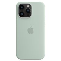 Apple Silikon-Case MagSafe für das iPhone 14 Pro Max - Succulent