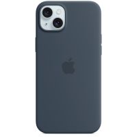 Apple Silikon-Case MagSafe für das iPhone 15 Plus - Storm Blue