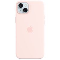 Apple Silikon-Case MagSafe für das iPhone 15 Plus - Light Pink