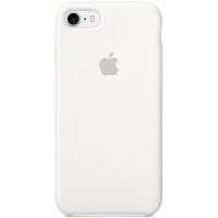 Apple Silikon-Case Weiß für das iPhone SE (2022 / 2020) / 8 / 7