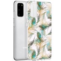 iMoshion Design Hülle für das Samsung Galaxy S20 - Pfau / Grün