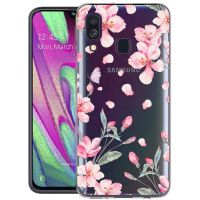 iMoshion Design Hülle Samsung Galaxy A40 - Blume - Rosa
