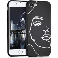 iMoshion Design Hülle iPhone SE (2022 / 2020) / 8 / 7 - Abstraktes Gesicht