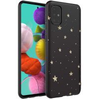 iMoshion Design Hülle für das Samsung Galaxy A51 - Sterne / Schwarz