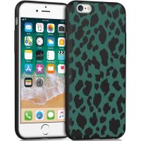 iMoshion Design Hülle iPhone 6 / 6s - Leopard - Grün / Schwarz
