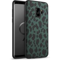 iMoshion Design Hülle Samsung Galaxy S9 - Leopard - Grün / Schwarz