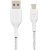 Belkin Boost↑Charge™ Braided USB-C-zu-USB-Kabel - 3 Meter - Weiß