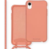 iMoshion Color Backcover mit abtrennbarem Band iPhone Xr - Peach