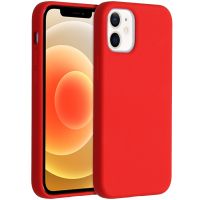 Accezz Liquid Silikoncase  für das iPhone 12 Mini - Rot