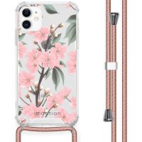 iMoshion Design Hülle mit Band für das iPhone 11 - Cherry Blossom