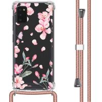 iMoshion Design Hülle mit Band für das Samsung Galaxy A41 - Blossom Watercolor