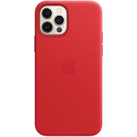 Apple Leder-Case MagSafe für iPhone 12 (Pro) - Red