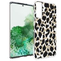 iMoshion Design Hülle für das Samsung Galaxy S21 Plus - Leopard / Schwarz