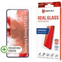 Displex Bildschirmschutzfolie Real Glass Fingerprint Sensor für das Samsung Galaxy S21