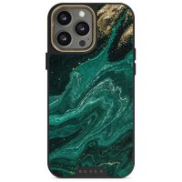 Burga Elite Gold Backcover für das iPhone 15 Pro Max - Emerald Pool