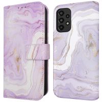 iMoshion Design Klapphülle für das Samsung Galaxy A33 - Purple Marble