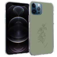 iMoshion Design Hülle für das iPhone 12 (Pro) - Floral Green