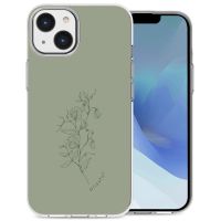 iMoshion Design Hülle für das iPhone 14 - Floral Green