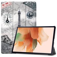 iMoshion Design Trifold Klapphülle Galaxy Tab S8 Plus / S7 Plus / S7 FE 5G - Paris