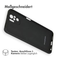 iMoshion Color TPU Hülle für das Xiaomi Redmi Note 10 (4G) - Schwarz