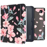 iMoshion Design Slim Hard Sleepcover mit Stand für das Kobo Libra 2 / Tolino Vision 6 - Blossom