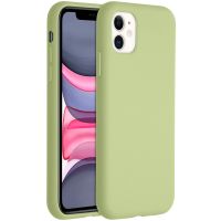 Accezz Liquid Silikoncase Grün für das iPhone 11