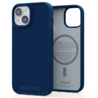 Njorð Collections Wildleder Comfort+ Case MagSafe für das iPhone 15 - Blue