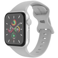 iMoshion Silikonband⁺ für die Apple Watch Series 1-9 / SE - 38/40/41 mm - Fog - Größe S/M