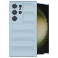 iMoshion EasyGrip Back Cover für das Samsung Galaxy S24 Ultra - Hellblau