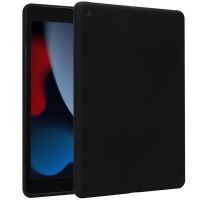 Accezz Liquid Silicone Back Cover für das iPad 10.2 (2019 / 2020 / 2021) - Schwarz
