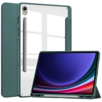 iMoshion Trifold Hardcase Klapphülle für das Samsung Galaxy Tab S9 11.0 Zoll - Grün