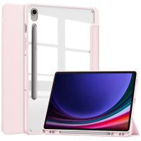 iMoshion Trifold Hardcase Klapphülle für das Samsung Galaxy Tab S9 11.0 Zoll - Rosa