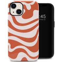 Selencia Vivid Back Cover für das iPhone 14 - Dream Swirl Orange