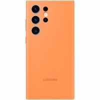 Samsung Original Silikon Cover für das Galaxy S23 Ultra - Orange