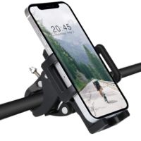 Accezz Telefonhalter Fahrrad iPhone SE (2022) - verstellbar - universell - schwarz